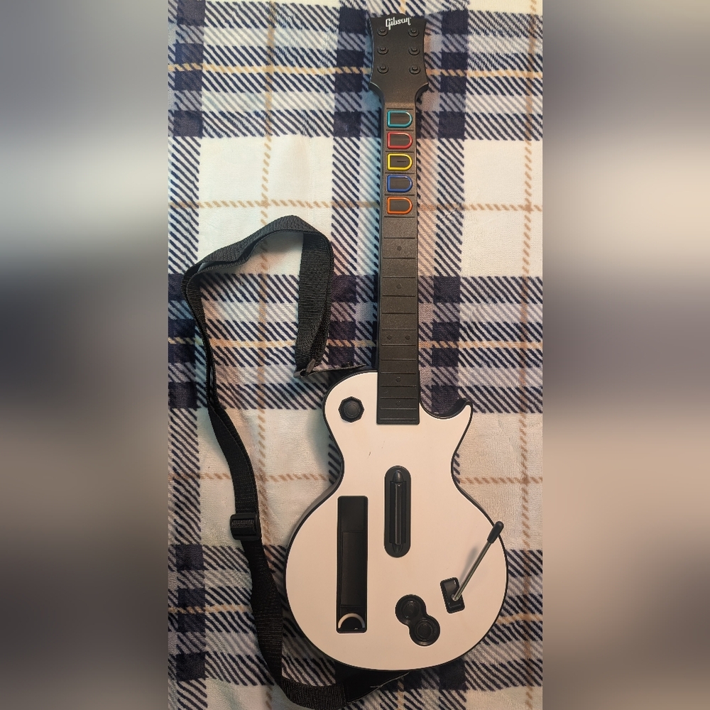Wii Guitar Hero Gibson Guitar